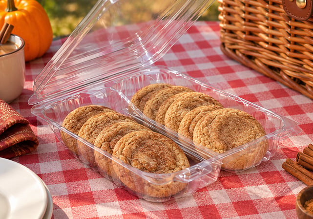Autumn Picnic Snickerdoodle Cookies