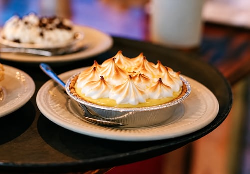 Golden Lemon Meringue Tart