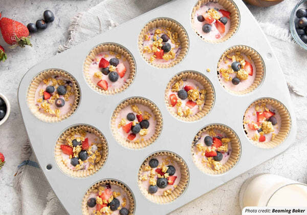 3 ingredient Frozen Yogurt Bites
