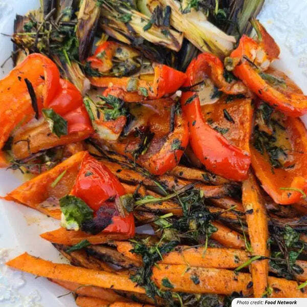 grilled-veggie-platter-with-herb-vinaigrette